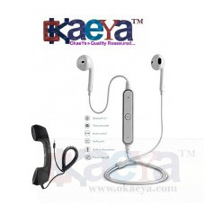 OkaeYa- S6 bluetooth wireless Sport Music Headset With Universal Classic Coco Phone Telephone Style Phone 3.5mm Handset 